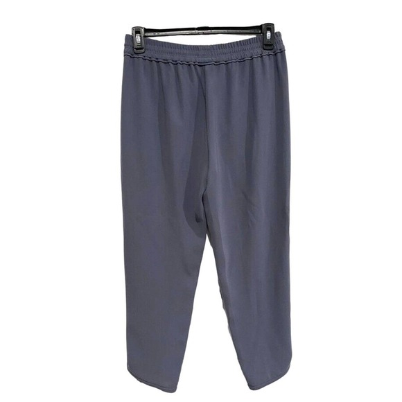 J Crew - Gray Elastic waist, pockets long women's pants size 8 (Medium) - Picture 2 of 4
